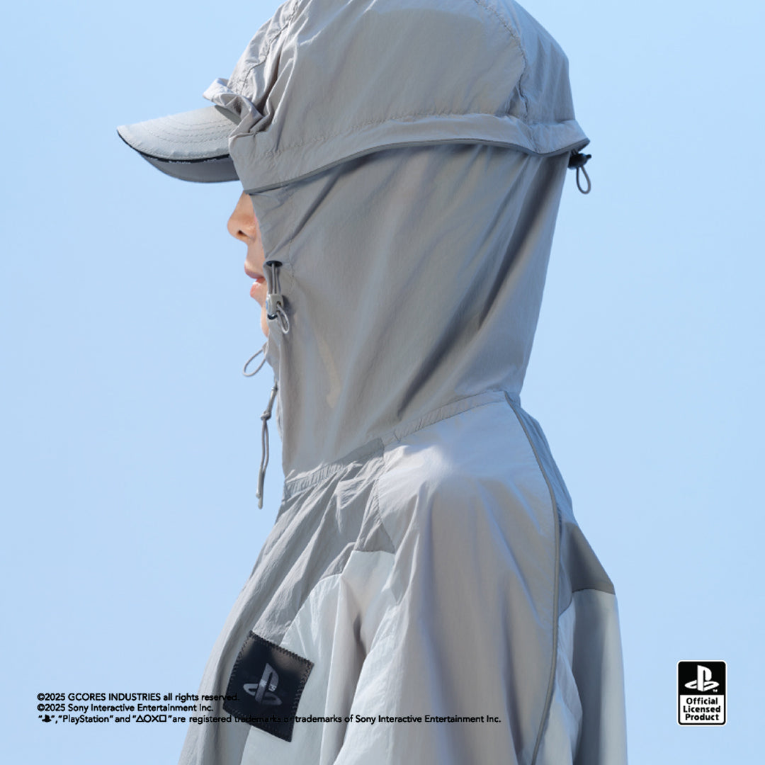 PlayStation 2トーンナイロンジャケット [グレー]