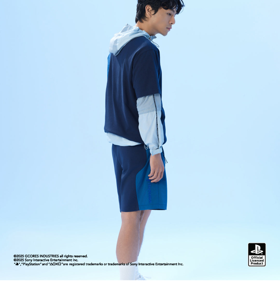 PlayStation コンビネーションショートパンツ [青]