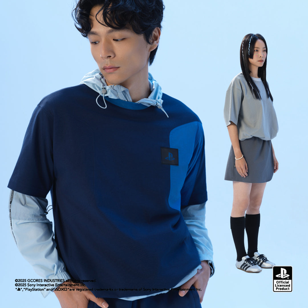 PlayStation コンビネーションTシャツ [グレー]