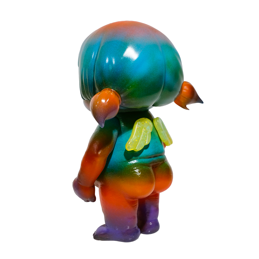 ヤミ ソフビ Rainbow Angel by 静電場朔 One-off Edition