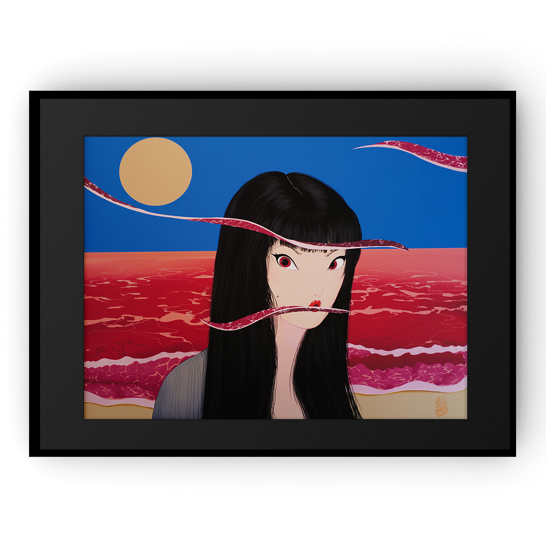 査克林 絵画作品 赤浪Red Wave