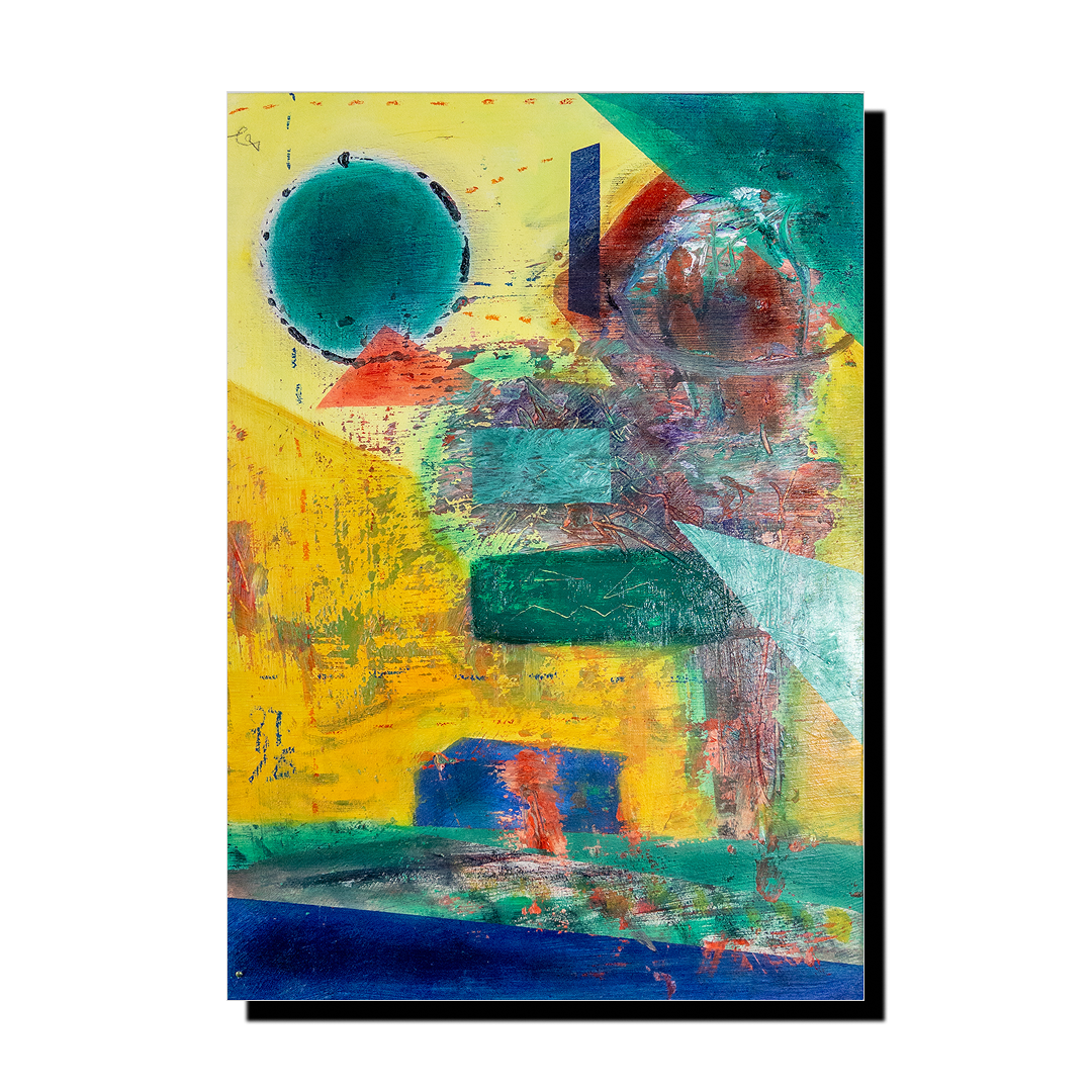 RoyTaro 絵画作品 Blue House