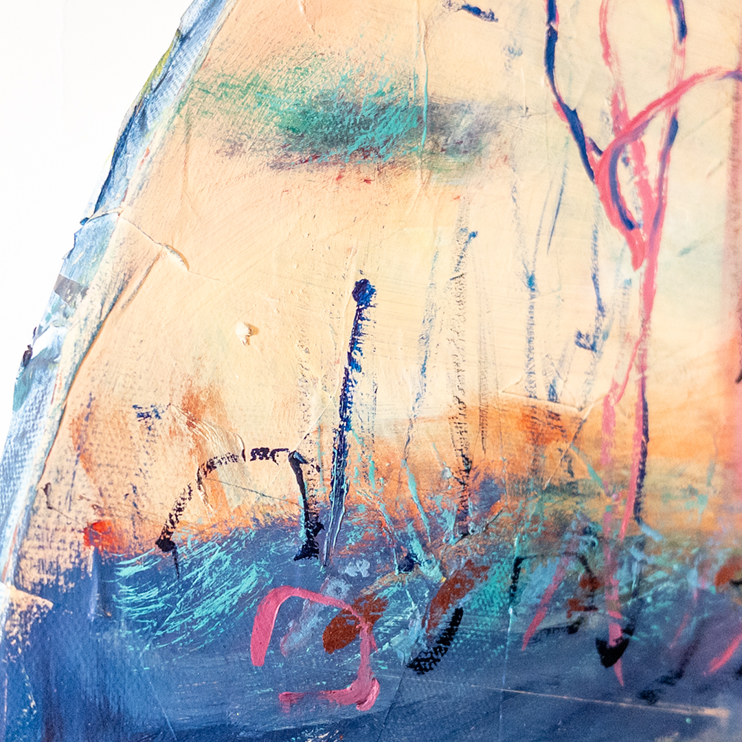 RoyTaro 絵画作品 Cypress In The Field