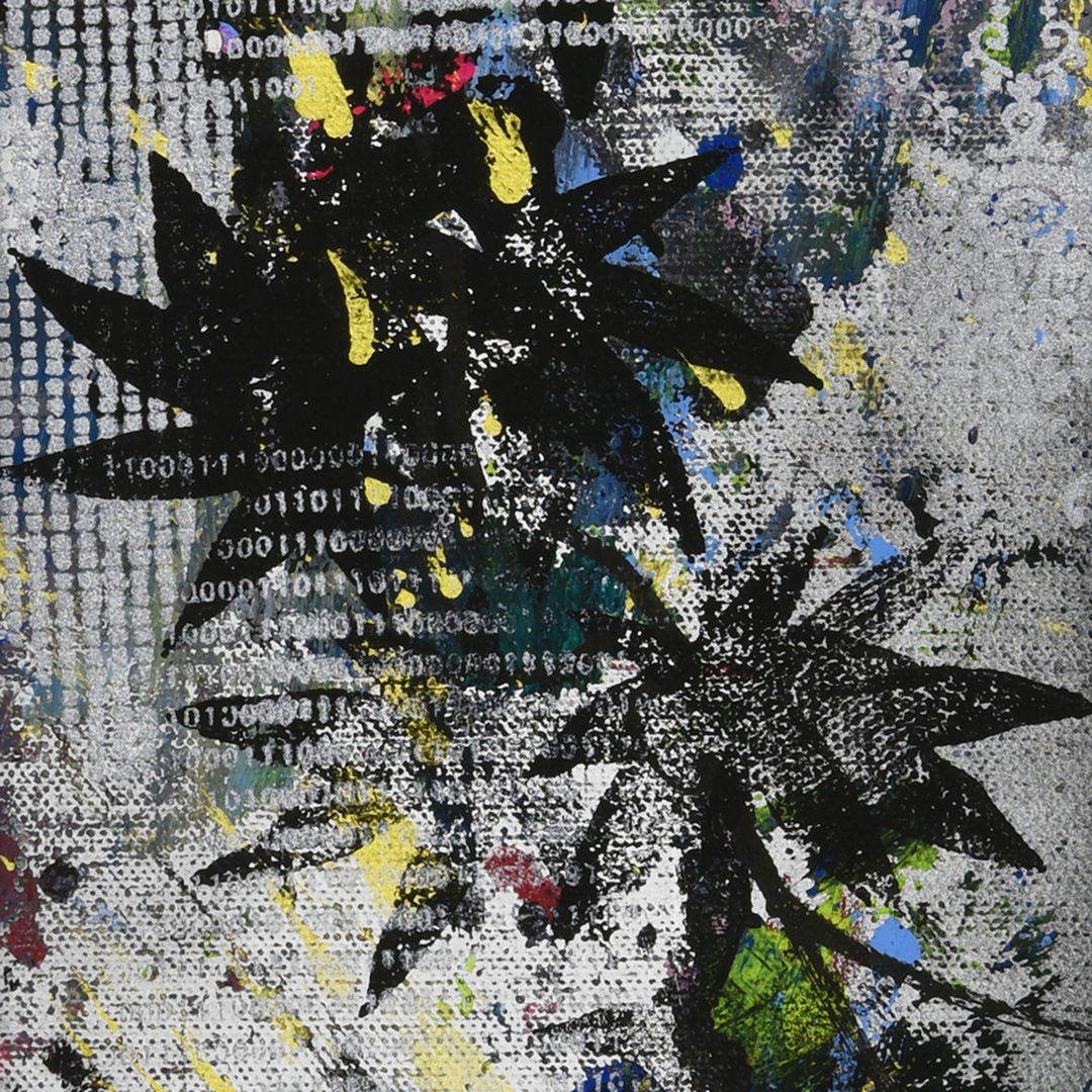 柏原晋平 絵画作品 寂香図 – SILENT INCENSE #08