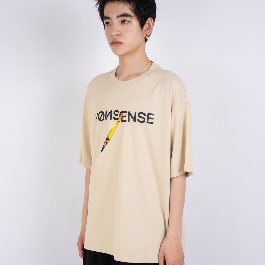 ダンダダン カスタムTシャツ [ベージュ]