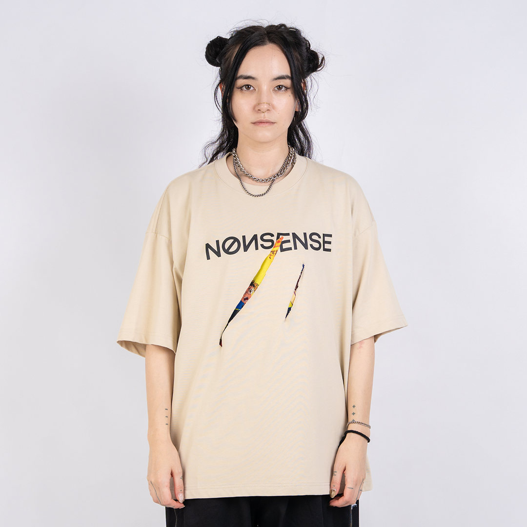 ダンダダン カスタムTシャツ [ベージュ]