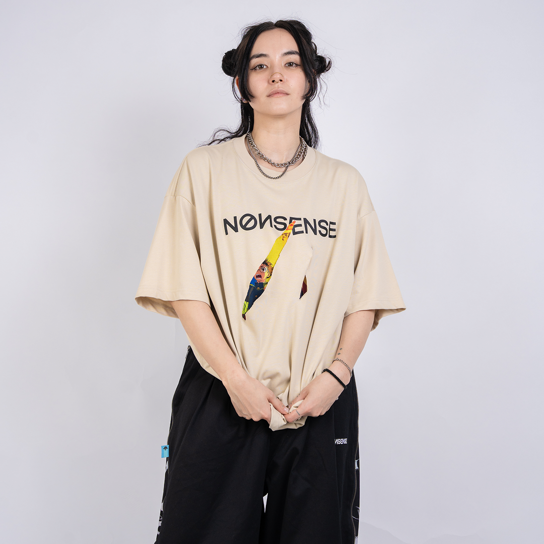 ダンダダン カスタムTシャツ [ベージュ]