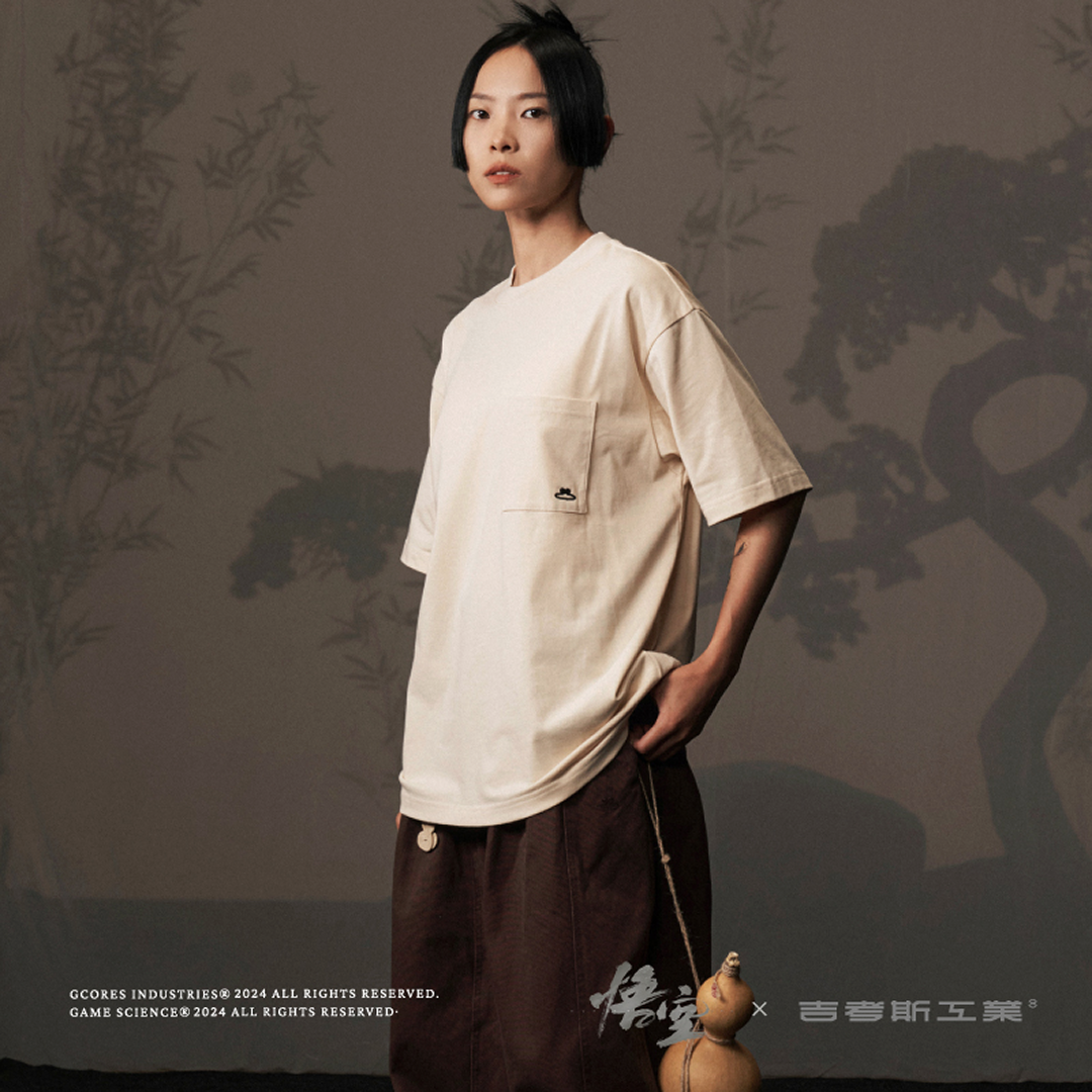 黒神話：悟空 グラフィックTシャツ [ベージュ]