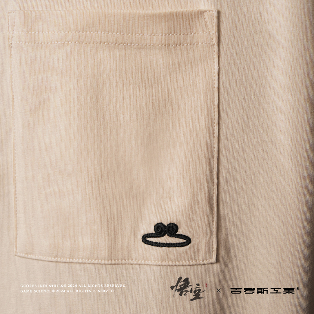 黒神話：悟空 グラフィックTシャツ [ベージュ]