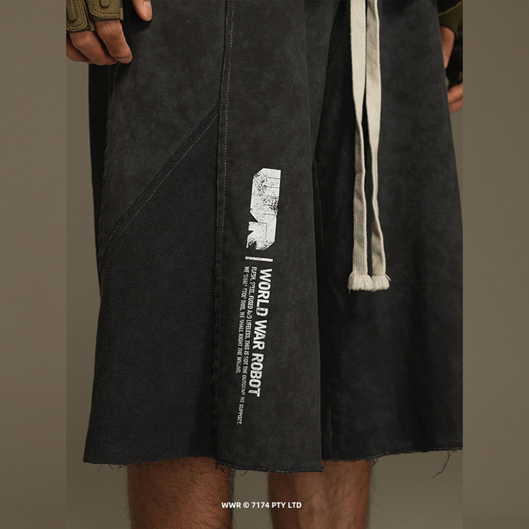 Underverse パッチワークショートパンツ WWR