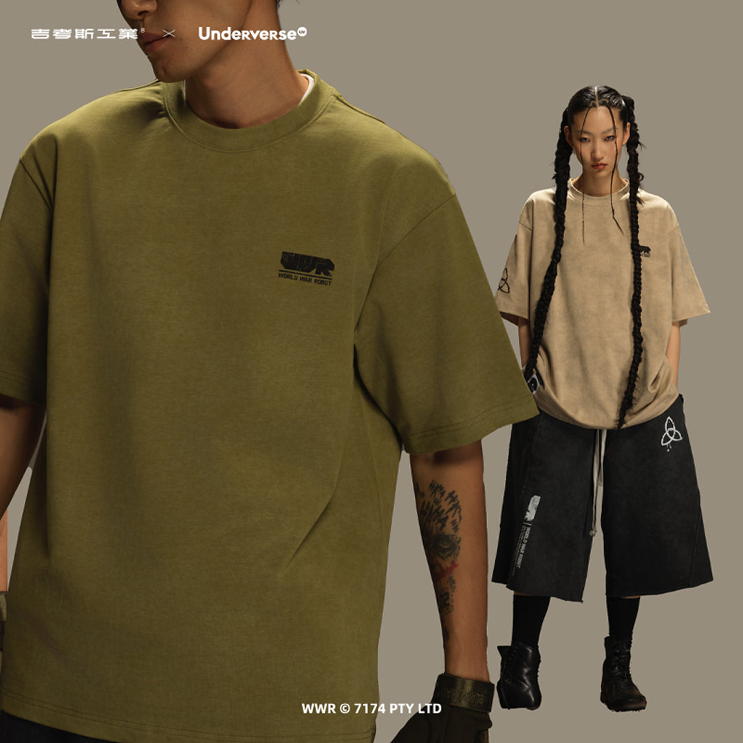 Underverse グラフィックTシャツ WWR [緑]