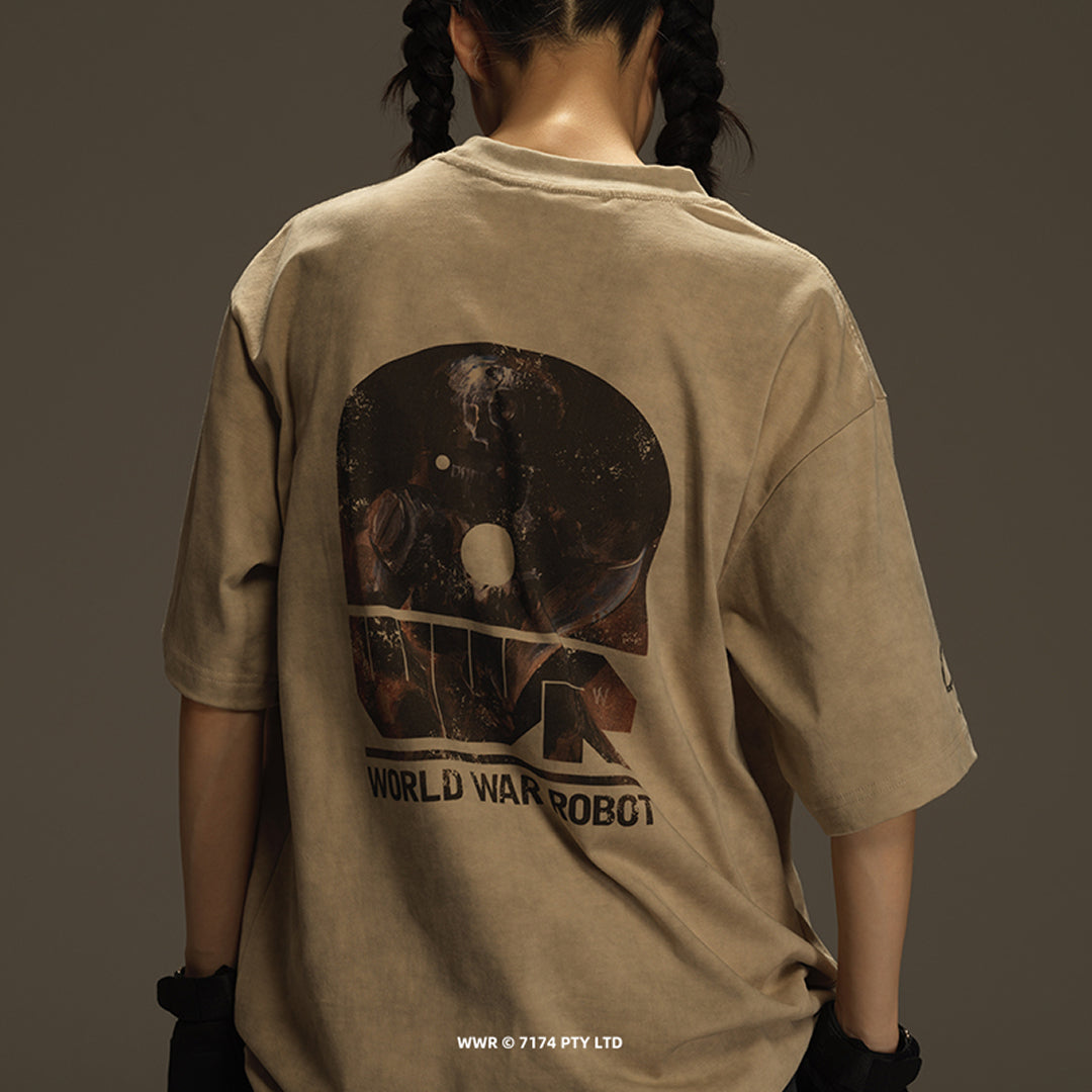 Underverse グラフィックTシャツ WWR [ベージュ]