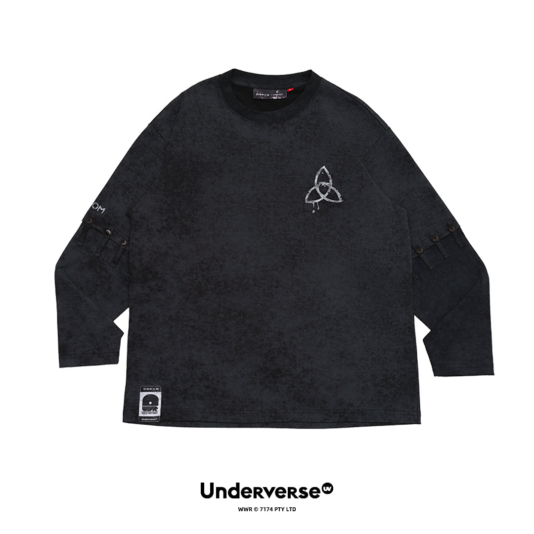 Underverse 3WAY-Tシャツ NOM DE PLUME [黒]