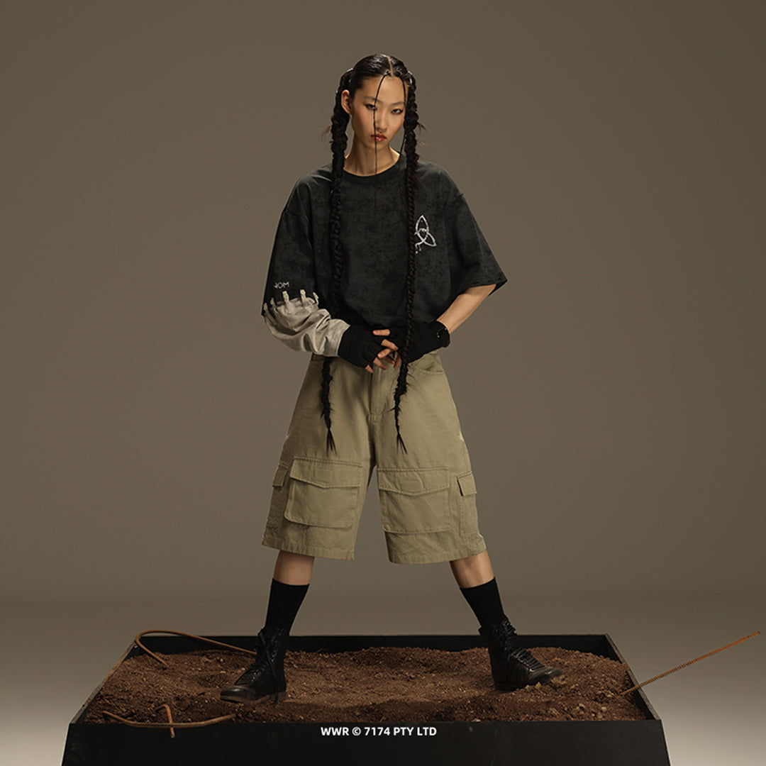 Underverse 3WAY-Tシャツ NOM DE PLUME [黒]