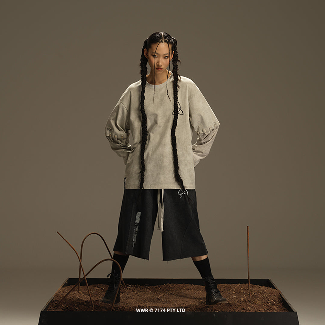 Underverse 3WAY-Tシャツ NOM DE PLUME [ベージュ]