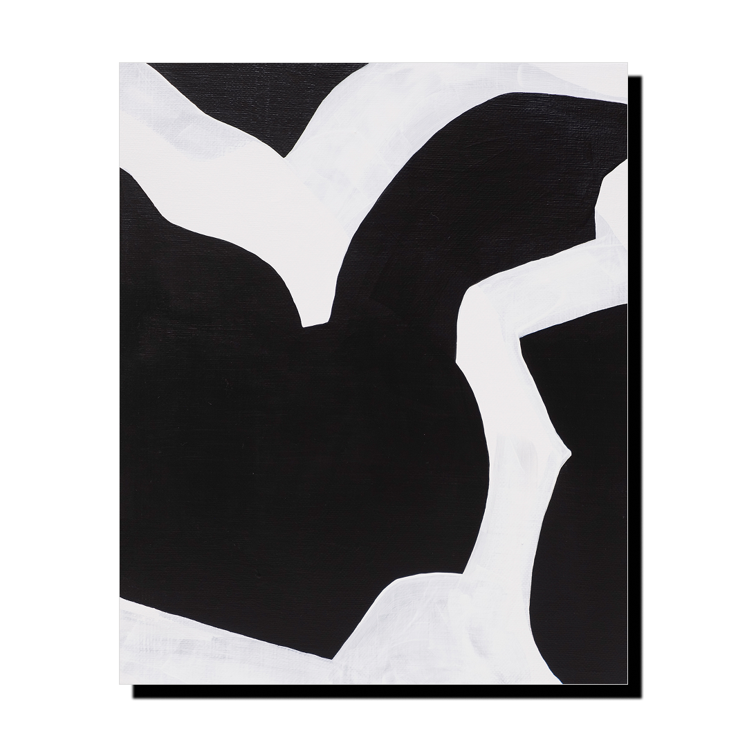 町山耕太郎 絵画作品 Wherever you are (clipping series - frame) / どこにいても (きりぬきシリーズ - こうぞう)