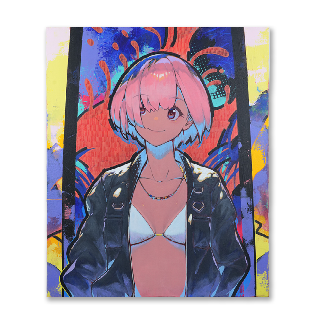 apapico 絵画作品 Ghost Chill 