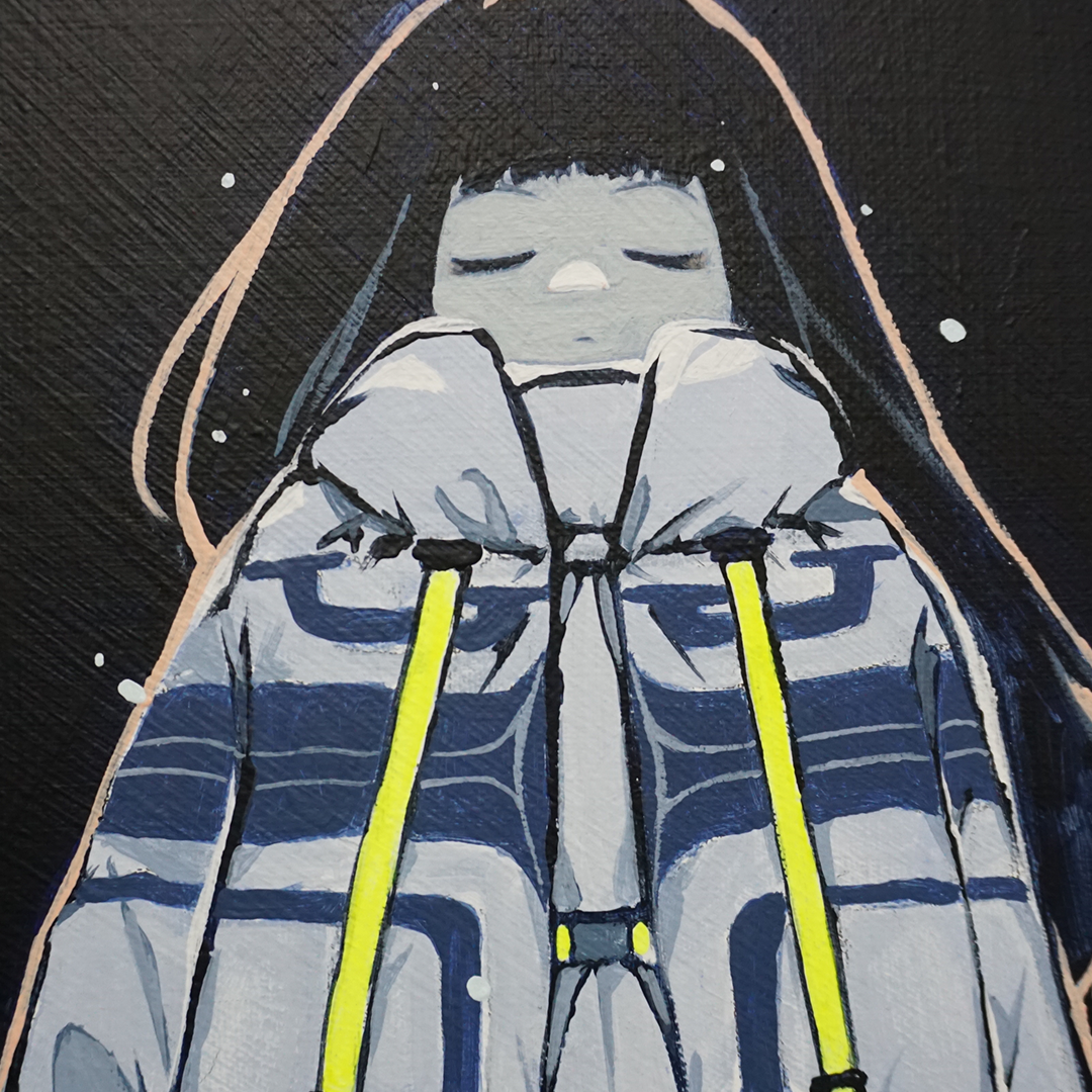 apapico 絵画作品 Mountain of awe