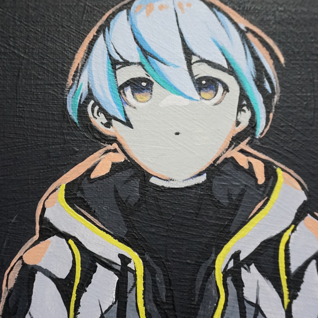 apapico 絵画作品 Mountain of hope