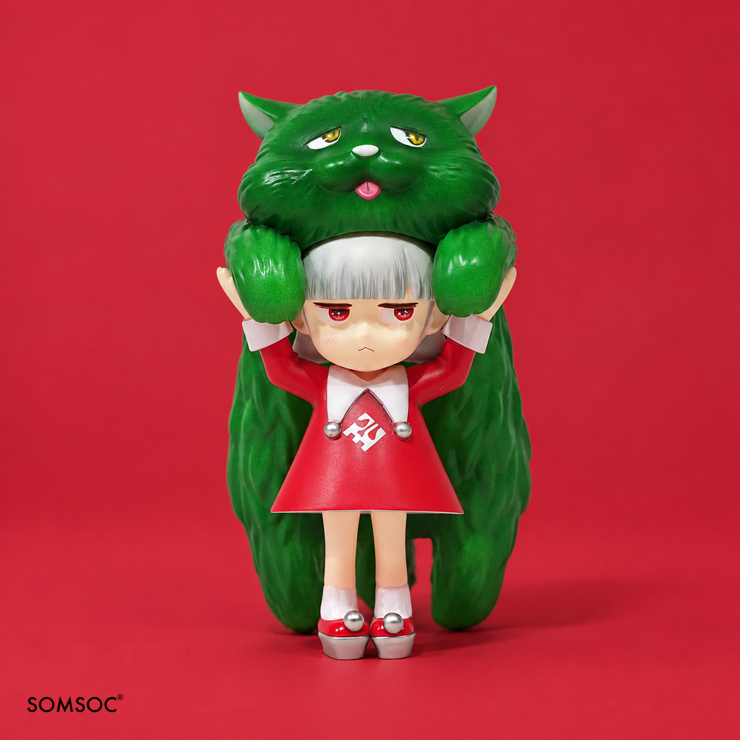 猫かぶり フィギュア by SKULL CUBE One-off Edition