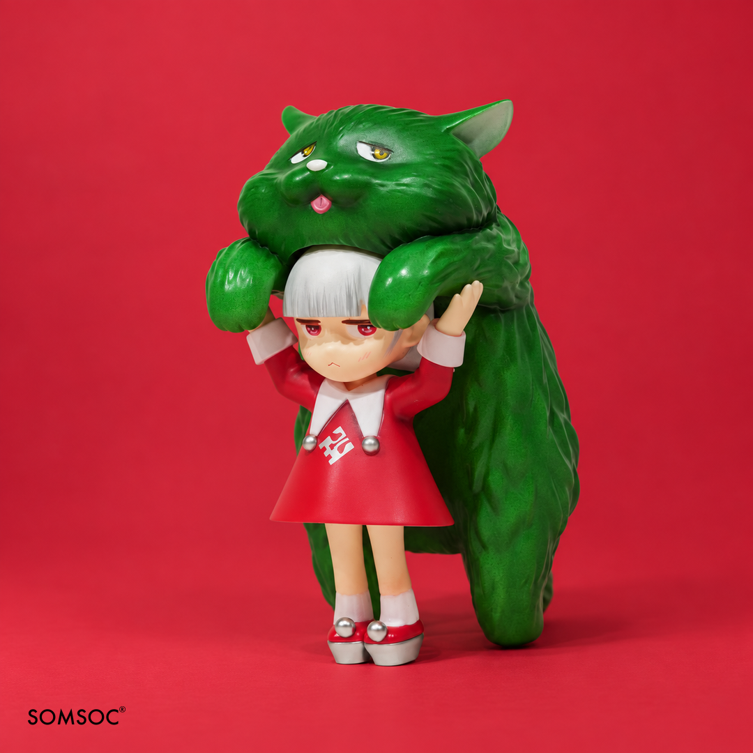 猫かぶり フィギュア by SKULL CUBE One-off Edition