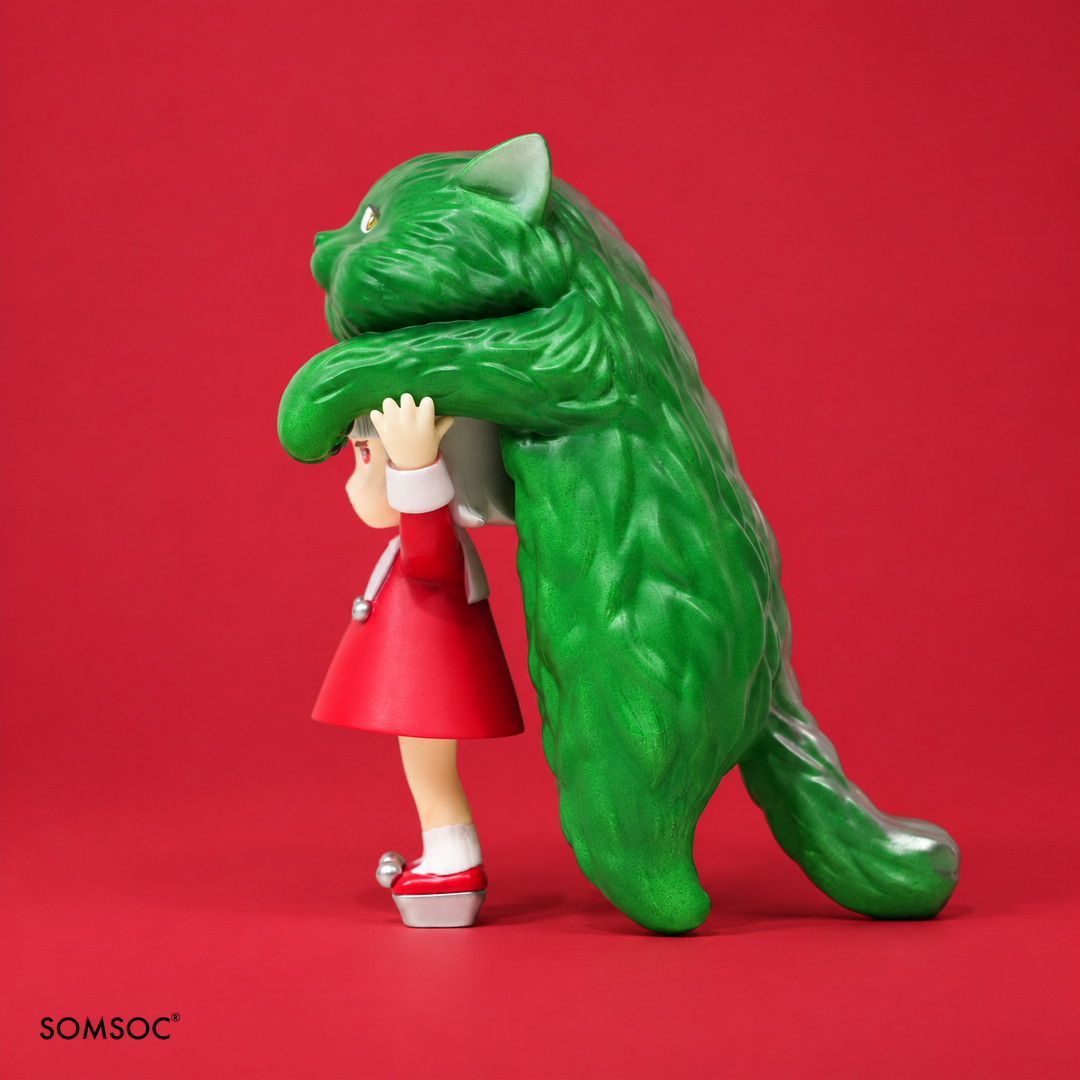 猫かぶり フィギュア by SKULL CUBE One-off Edition