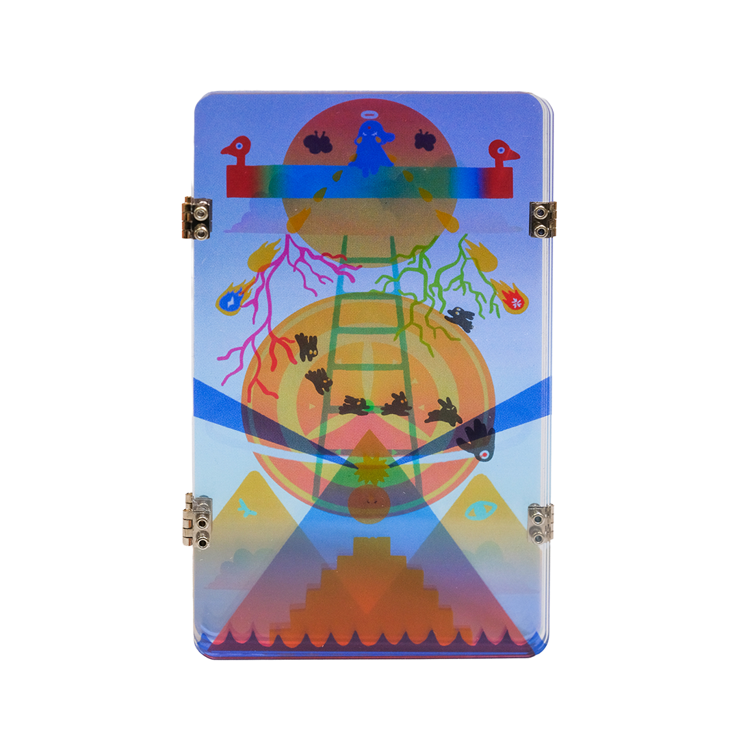 静電場朔 アクリル屏風