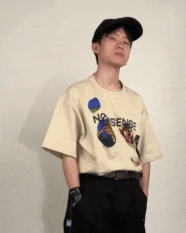 ダンダダン カスタムTシャツ [ベージュ]