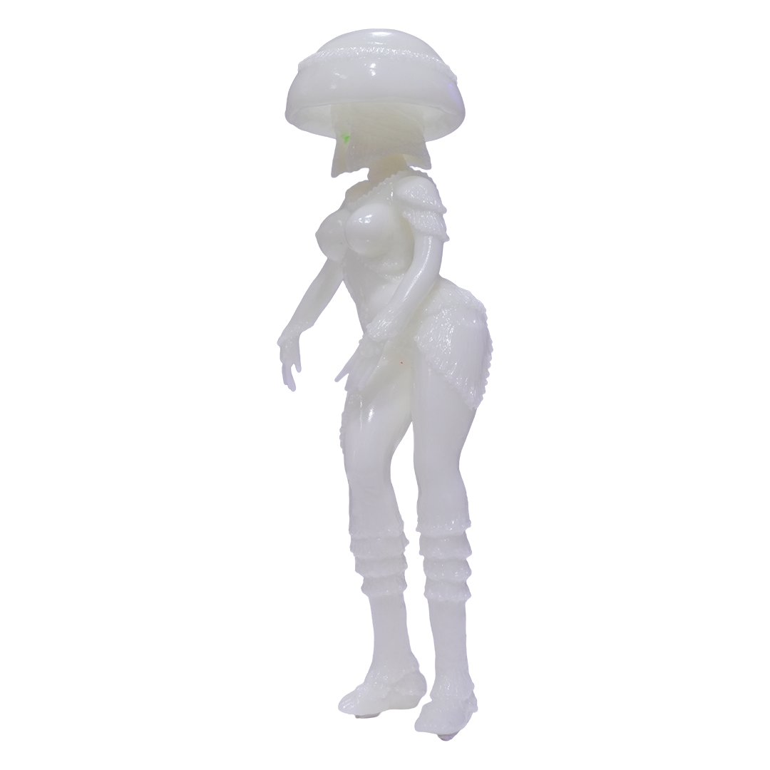 赤松和光 ソフビ マイコニド[夜光/緑唇] one-off